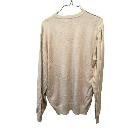 Izod Sweater Men's Large Multicolor Argyle Diamond V-Neck Long Sleeve Pullover - Picture 2 of 4